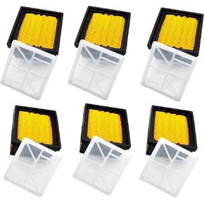 6pcs Air Filter for Hus qvarna K760 K770 Cut Off Concrete Saws Replaces 574362301 574362302 525470601 525470602 Air Filters