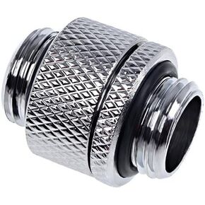 Alphacool 17245 Eiszapfen double nippel rotatable G1/4 outer thread to G1/4 outer thread - chrome Water cooling Fittings