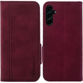 for Samsung Galaxy A15 Wallet case with RFID Blocking Credit Card Holder,Flip Purse PU Leather Protective Silicone Cover Women Men for Samsung A15 Phone case 2024(Haze Blue)