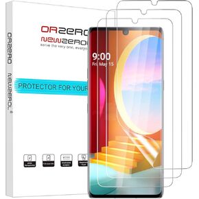 (3 Pack) Orzero Compatible for LG Velvet, LG Velvet 5G UW Soft TPU Screen Protector (Not Tempered Glass) Premium Quality Edge to Edge High Definition Anti-Scratch Bubble-Free (Lifetime Replacement)