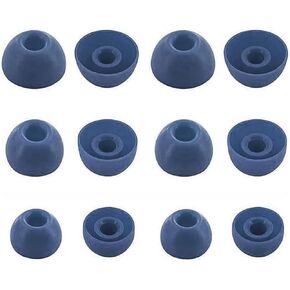 Replacement Earbud Ear Buds Tips Eartips Compatible with Soundcore by Anker P20i Earbuds, 6 Pairs S/M/L 3 Sizes Soft Silicone Earbuds Tips Ear Tip for P20i /P2 Mini/ P3i/ P30i/P40i –Navy 713