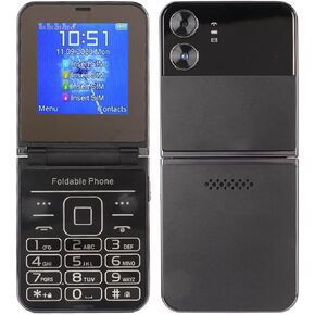 Flip Senior Cellphone, Flip Mobile Phone, Big Clear Sound Cellphone Built in LED Flashlight with HD Camera for Elderly, Dual Screen Display(Internal and External Screens)