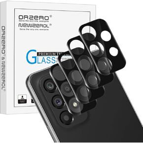 Orzero (4 Pack) Compatible for Samsung Galaxy A53 5G, Samsung Galaxy A33 5G Camera Lens Protector, Tempered Glass 9 Hardness HD Anti-Scratch Full Coverage Bubble-Free (Lifetime Replacement)
