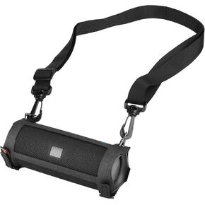 TXEsign Travel Carrying Case for JBL Flip 5 Portable Bluetooth Speaker, EVA Case Replacement Protective Cover w Shoulder Strap for JBL Speaker (Black)