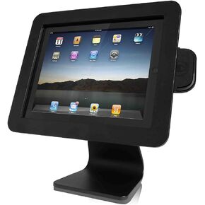 iPad Security Enclosure by Maclocks - All-in-One Counter-top a Secure Interactive Unit. iPad & iPad Air Compatible. Color: Black. (AIO-B)