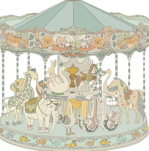 HGHG New Carousel Swaddles Soft Baby Muslin قماط بطانية (وردي فاتح) in Kuwait