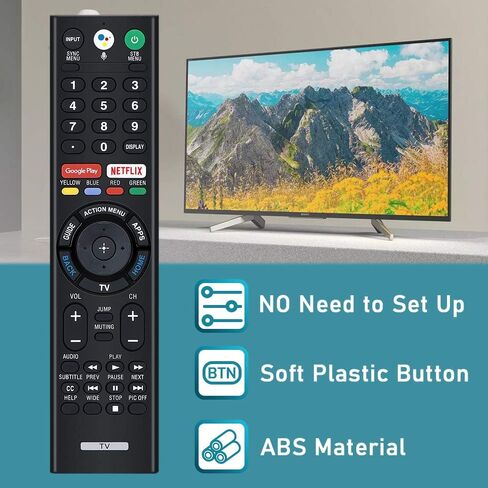 جهاز التحكم عن بعد لجهاز Sony Smart Bravia Remote، وجهاز التحكم عن بعد لميكروفون البحث الصوتي من Sony Bluetooth، وتلفزيونات Sony Smart Bravia Android، وتلفزيون Sony 4K UHD Crystal HDR، وتلفزيون Sony OLED Ultra HDTV، وتلفزيون سلسلة XBR KDL، RMF-TX300U in Kuwait