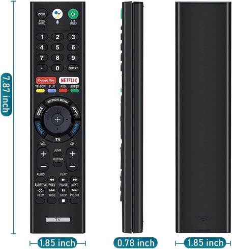 جهاز التحكم عن بعد لجهاز Sony Smart Bravia Remote، وجهاز التحكم عن بعد لميكروفون البحث الصوتي من Sony Bluetooth، وتلفزيونات Sony Smart Bravia Android، وتلفزيون Sony 4K UHD Crystal HDR، وتلفزيون Sony OLED Ultra HDTV، وتلفزيون سلسلة XBR KDL، RMF-TX300U in Kuwait
