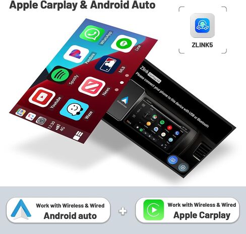 2+64G Android 13 Stereo Carplay for Lexus RX300 RX330 RX350 RX400H 2003-2009, Touchscreen Car Radio 9 Inch with Wireless Android Auto GPS Navigation HiFi RDS BT Backup Camera in Saudi Arabia