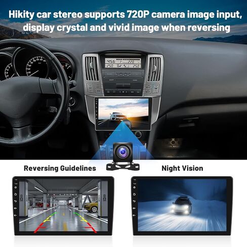 2+64G Android 13 Stereo Carplay for Lexus RX300 RX330 RX350 RX400H 2003-2009, Touchscreen Car Radio 9 Inch with Wireless Android Auto GPS Navigation HiFi RDS BT Backup Camera in Saudi Arabia