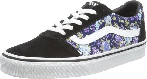 حذاء رياضي نسائي من Vans، Moody Floral أرجواني أسود، 6.5 in Saudi Arabia