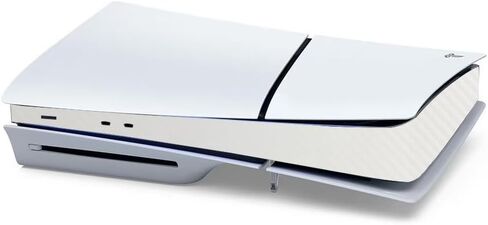 طبقة حماية جانبية لجهاز PS5 إصدار القرص النحيف من ألياف الكربون غطاء لاصق لاصق لوحدة التحكم PS5 SLIM (وردي) in Saudi Arabia