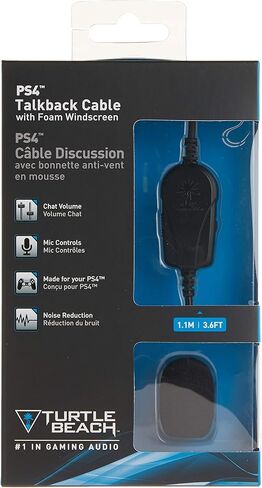 كابل تيرتل بيتش إير فورس لجهاز بلاي ستيشن 4 مع حاجب أمامي من الفوم in Kuwait