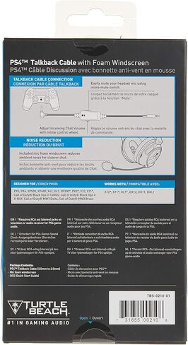 كابل تيرتل بيتش إير فورس لجهاز بلاي ستيشن 4 مع حاجب أمامي من الفوم in Kuwait