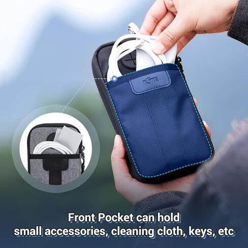 Carrying Case for Vision Pro Battery, Dual Pocket Holster Crossbody Bag Holder for Apple VR Vision Pro Battery & iPhone 15 14 13 Pro Max,for Vision Pro Battery Case Belt Protective Cover for Walking in Kuwait