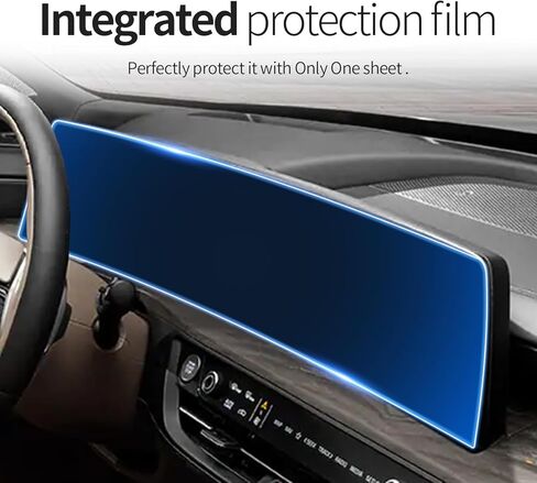 skoko [عبوة من قطعتين واقي شاشة عرض بانورامي واسع لـ EV9 KIA، مضاد للوهج غير لامع، واقي أمان، مضاد لبصمات الأصابع، ملمس ناعم، غطاء كامل in Kuwait