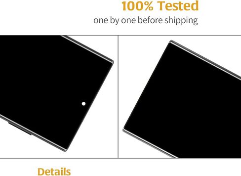 شاشة S22 Ultra 5G S908 6.78 بوصة OLED LCD + إطار أسود فانتوم (وليس OEM 6.8 بوصة) لهاتف Samsung Galaxy S22 Ultra 5G شاشة Lcd بديلة تعمل باللمس in Kuwait