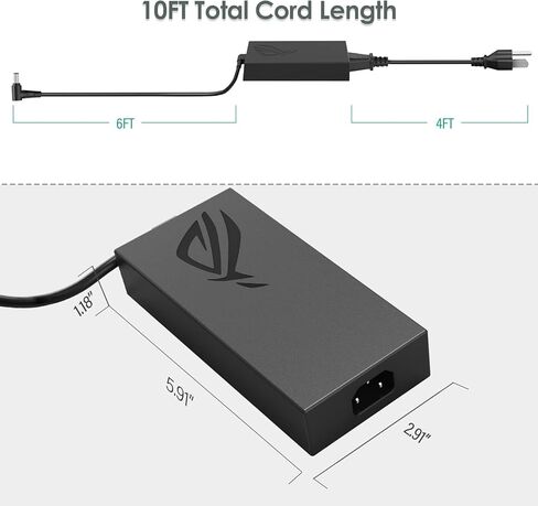 شاحن تيار متردد 180 واط ADP-180TB H لمحول التيار الكهربائي ASUS ROG Zephyrus G14 G15 F17 F15 الأصلي in Kuwait