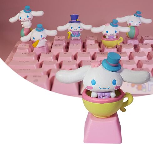 Custom Japanese Anime Keycaps,Compatible with Cherry MX Switches Mechanical Keyboard Pink PBT Keycap,Computer Gaming Keyboards Cute Key Caps,Artisan ESC OEM Profile R4 Key Cap (Trumpet) in Saudi Arabia