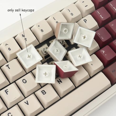 JOMKIZ Keycaps, 136 Keys Dye Sublimation Cherry Profile Keycaps Custom Keycap Set for Cherry MX Switches Mechanical Keyboards in Saudi Arabia