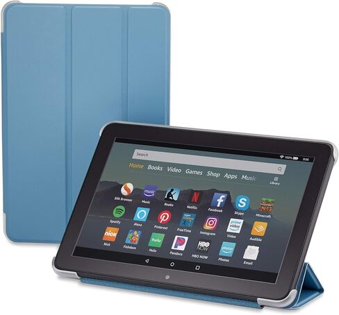 Nupro Tri-fold Standing Case for Fire HD 8 Tablet, Black (10th Gen, 2020 Release) in Kuwait