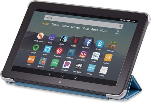 Nupro Tri-fold Standing Case for Fire HD 8 Tablet, Black (10th Gen, 2020 Release) in Kuwait