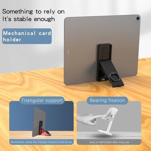 Tablet Ring Holder -Tablet Stand Adjustable Universal Tablet Hand Strap Holder, 360 Degrees Handle Grip Handle Grip with Adhesive Patch for iPad/Galaxy Tab and All 7-11" Tablets, UP Black-2PC in Saudi Arabia
