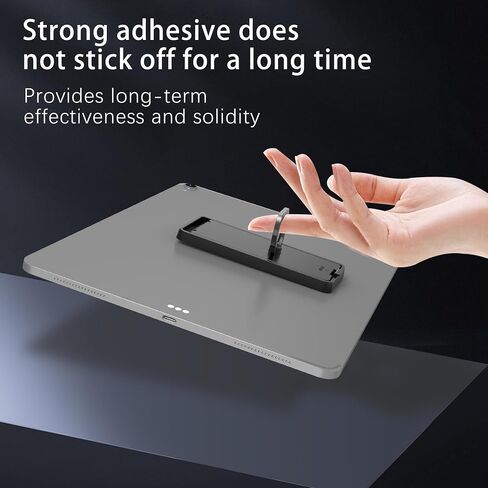 Tablet Ring Holder -Tablet Stand Adjustable Universal Tablet Hand Strap Holder, 360 Degrees Handle Grip Handle Grip with Adhesive Patch for iPad/Galaxy Tab and All 7-11" Tablets, UP Black-2PC in Saudi Arabia