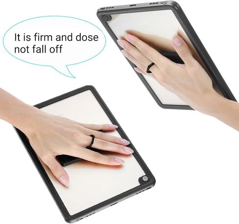 Tablet Ring Holder -Tablet Stand Adjustable Universal Tablet Hand Strap Holder, 360 Degrees Handle Grip Handle Grip with Adhesive Patch for iPad/Galaxy Tab and All 7-11" Tablets, UP Black-2PC in Saudi Arabia