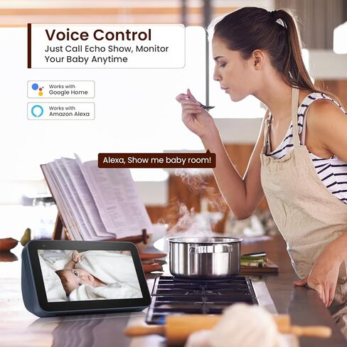 كاميرا أمان منزلية WiFi، عبوتان من الكاميرا الداخلية السلكية مع مسار الحركة، صوت ثنائي الاتجاه، وضع الخصوصية، رؤية ليلية، بطاقة Micro SD / تخزين سحابي، دعم Alexa (مستعمل) in Kuwait