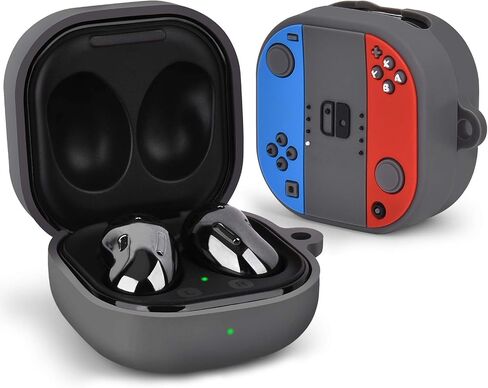 QINGQING Switch Case Compatible with Samsung Galaxy Buds 2 Pro Case (2022) / Galaxy Buds 2 (2021) / Galaxy Buds Pro (2021) / Galaxy Buds Live Case, Cute 3D Cartoon for Kids Girls Teens Boys in Saudi Arabia