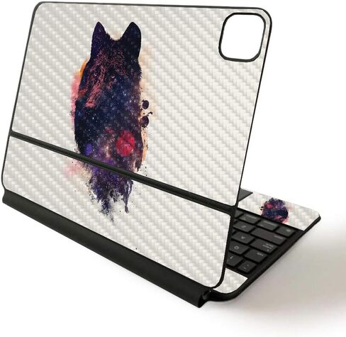 MightySkins Skin for Apple Magic Keyboard for iPad Pro 11-inch (2020) - Sushi | Protective, Durable, and Unique Vinyl Decal wrap Cover (CF-APIPSK1120-Focus) in Saudi Arabia