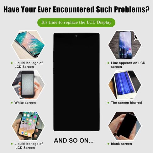 TFT Display Replacement Compatible with Samsung Galaxy Note10+ Note 10 Plus SM-N975U SM-N975F/DS 6.8"（Black with Frame Touch Screen Digitizer Assembly with Repair Tools in Saudi Arabia
