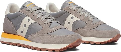 Saucony Women's Jazz Original Sneaker, Grey/Ivory, 8 in Saudi Arabia