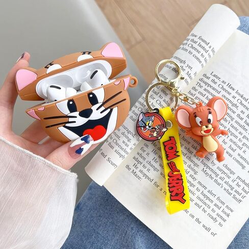 غطاء حافظة AirPod Pro لحافظات AirPod Pro من السيليكون Air Pod Pro لطيف مضحك الكرتون 3D Kawaii متعة لينة باردة عصرية فريدة من نوعها للفتيات الفتيان في سن المراهقة جرلي (المعلم) in Saudi Arabia