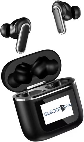 ANC earbuds with screen controlled- Advanced Noise-Canceling Bluetooth in-Ear Headphones with Smart Case and Type-C Fast Charging in Saudi Arabia