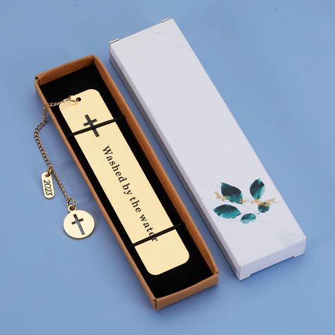 Baptism Gifts for Girl Boys Bookmark Gift for First Communion Christening Gifts for Godchild Baby Girl Boy Adult Baptism Gifts for Women Men Friends Catholic Gifts Religious Bookmarks Golden Bookmark in Saudi Arabia