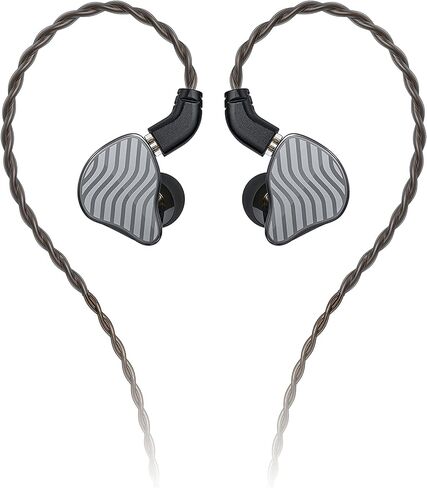 سماعة رأس FiiO JadeAudio JH3 سلكية عالية الدقة 0.78 مم 2 دبابيس 1DD+2BA Bass ثقيلة متوافقة مع Android وiOS وWindows وMac للهواتف الذكية/الكمبيوتر الشخصي/الكمبيوتر المحمول (أسود) in Kuwait