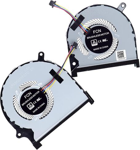 Deal4GO مروحة تبريد وحدة المعالجة المركزية MPHWF 0MPHWF مع مجموعة تبريد مروحة GPU 861FC 0861FC لـ Dell Inspiron 7591 7590 P83F in Kuwait