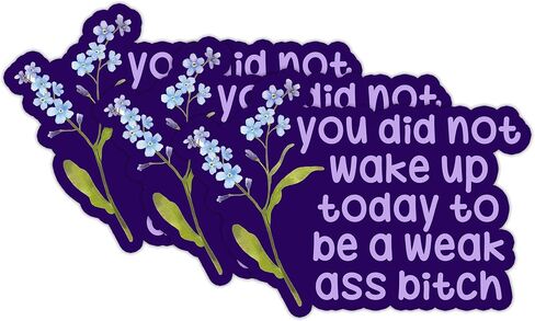 Set 3Pcs Don't Be A Part of Problem Be The Whole Problem Quote Sticker Mouse Sticker Funny Sticker Waterproof Die-Cut Vinyl 3 Inches Sticker for Water Bottle Phone Laptop Car for Teen Adult in Kuwait