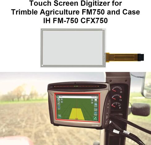 ALLWAY شاشة تعمل باللمس استبدال محول الأرقام لTrimble الزراعة FM750 وحالة IH FM-750 CFX750 in Kuwait