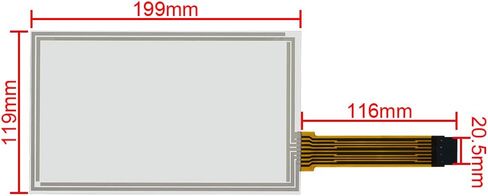 ALLWAY شاشة تعمل باللمس استبدال محول الأرقام لTrimble الزراعة FM750 وحالة IH FM-750 CFX750 in Kuwait