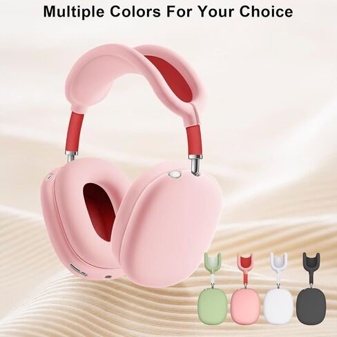 Silicone Case Cover for AirPods Max, Ear Pad Case Cover Ear Cups Cover, Headband Cover for AirPods Max Headphones, Anti-Scratch Accessories Soft Silicone Protector for Apple AirPods Max-Green in Saudi Arabia