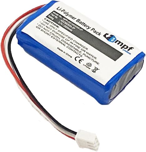 2000mAh AEC653055-2P Replacement Battery Compatible with JBL Flip 2 (2013) Portable Bluetooth Speaker with Installation Tools - 3 Pin Connector in Saudi Arabia