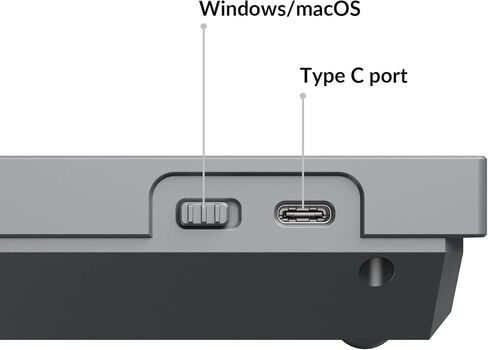 Keychron Q2 Custom Mechanical Keyboard Full Aluminum Wired Barebone Version, QMK/VIA Programmable Macro, Compatible with Mac Windows Linux, Hot-Swappable 65% Layout, Double-Gasket DIY Kit - Grey in Saudi Arabia