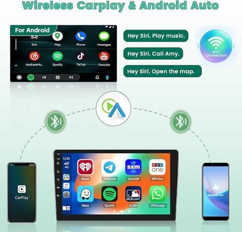 [2+64GB] Ohradio Android Dash Kit and Screen for Jeep Compass Patriot 2010-2016 with Wireless Carplay Android Auto, 10.1" HD Touchscreen Head Unit with Mirror Link Bluetooth GPS WIFI SWC FM RDS DSP in Saudi Arabia