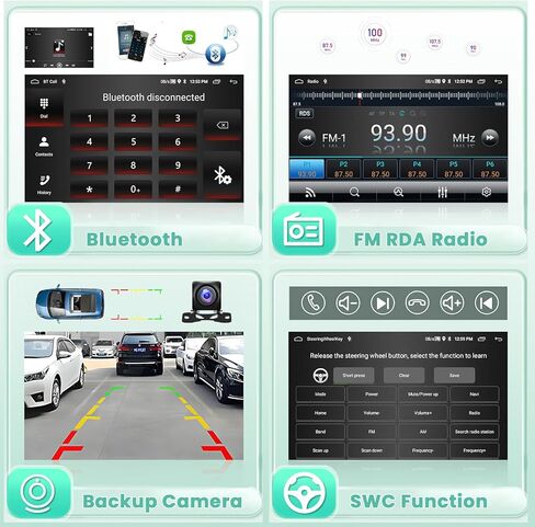 [2+64GB] Ohradio Android Dash Kit and Screen for Jeep Compass Patriot 2010-2016 with Wireless Carplay Android Auto, 10.1" HD Touchscreen Head Unit with Mirror Link Bluetooth GPS WIFI SWC FM RDS DSP in Saudi Arabia