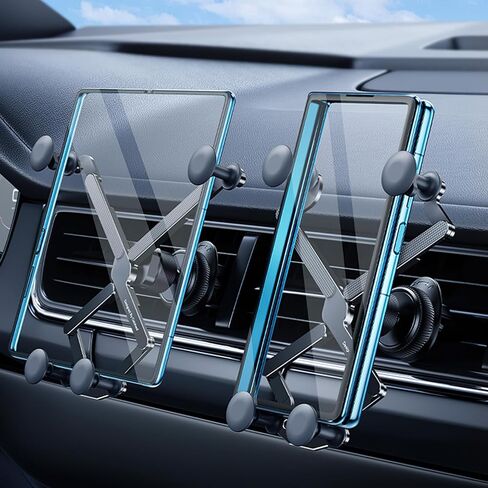 Z Fold 6 Car Mount [Fit for Folded And Unfolded] Air Vent Car Phone Holder Compatible with Samsung Galaxy Z Fold 5, Z Fold 4, Z Fold 3, Google Pixel Fold, iPad Mini 6 and More 4.7-8inch Devices in Kuwait