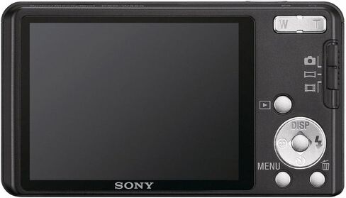 كاميرا رقمية سوني DSC-W350 بدقة 14.1 ميجابكسل مع تكبير بزاوية عريضة 4x مع تثبيت صورة ثابت بصري وشاشة LCD مقاس 2.7 بوصة (أسود) (متجدد) in Saudi Arabia