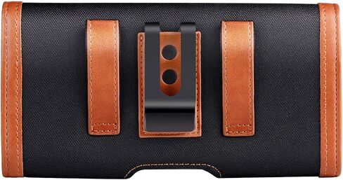 iPhone XS MAX Holster Pouch, Gcepls iPhone XR Holster Belt Case with Clip/Loops Belt Pouch for iPhone 8 Plus iPhone 7 Plus / Galaxy S9 Plus with A Thin Case On - Built In Card Slot - Black Brown in Saudi Arabia